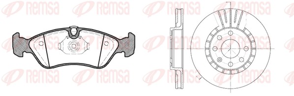 Brake Kit, disc brake (8286.01)