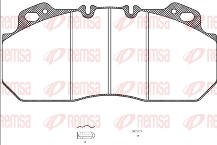 Brake Pad Set, disc brake (JCA 622.00)
