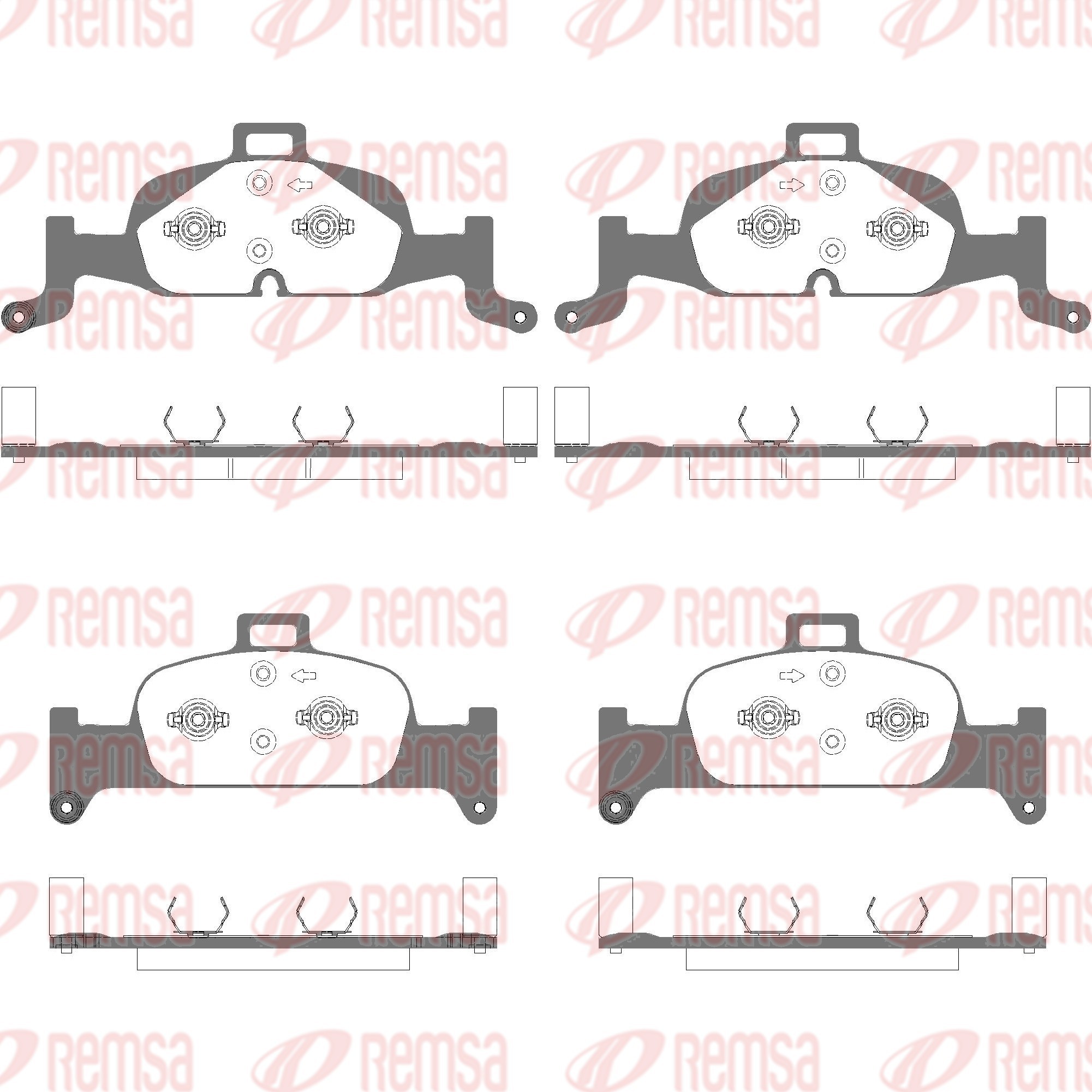 Brake Pad Set, disc brake (1691.10)