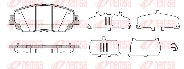 Brake Pad Set, disc brake (1787.10)
