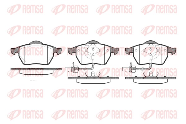 Brake Pad Set, disc brake (0390.22)