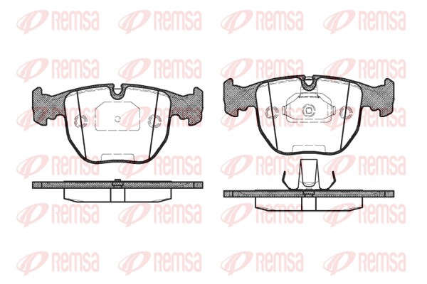 Brake Pad Set, disc brake (0596.00)