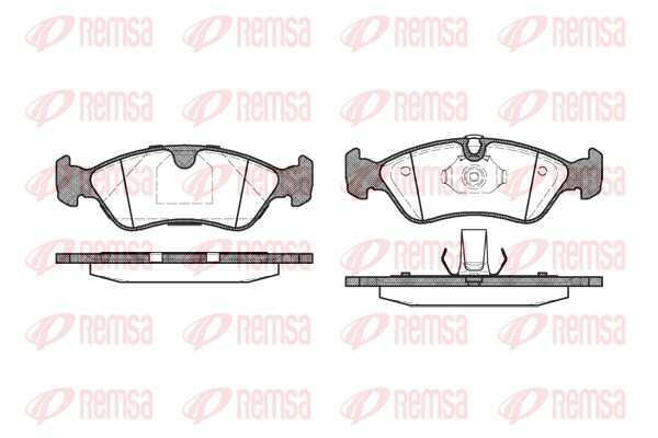 Brake Pad Set, disc brake (0286.50)