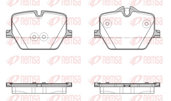 Brake Pad Set, disc brake (1875.00)