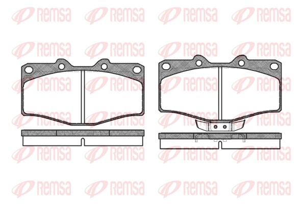 Brake Pad Set, disc brake (0315.02)