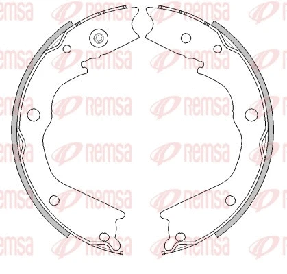 Brake Shoe, parking brake (4482.00)