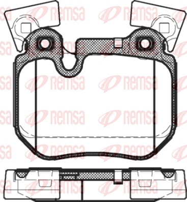 Brake Pad Set, disc brake (1373.00)