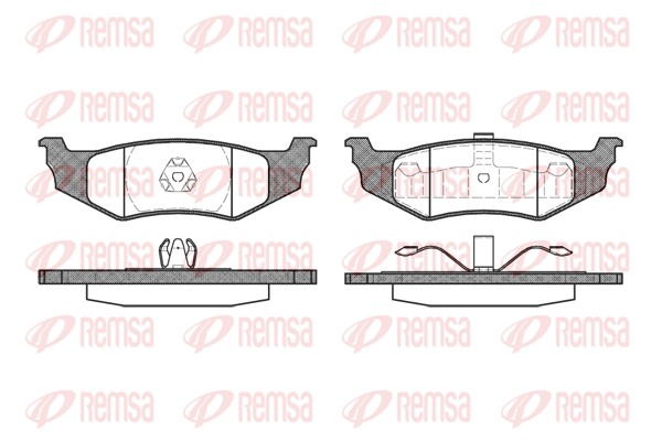 Brake Pad Set, disc brake (0482.40)