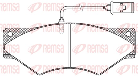 Brake Pad Set, disc brake (JCA 436.40)