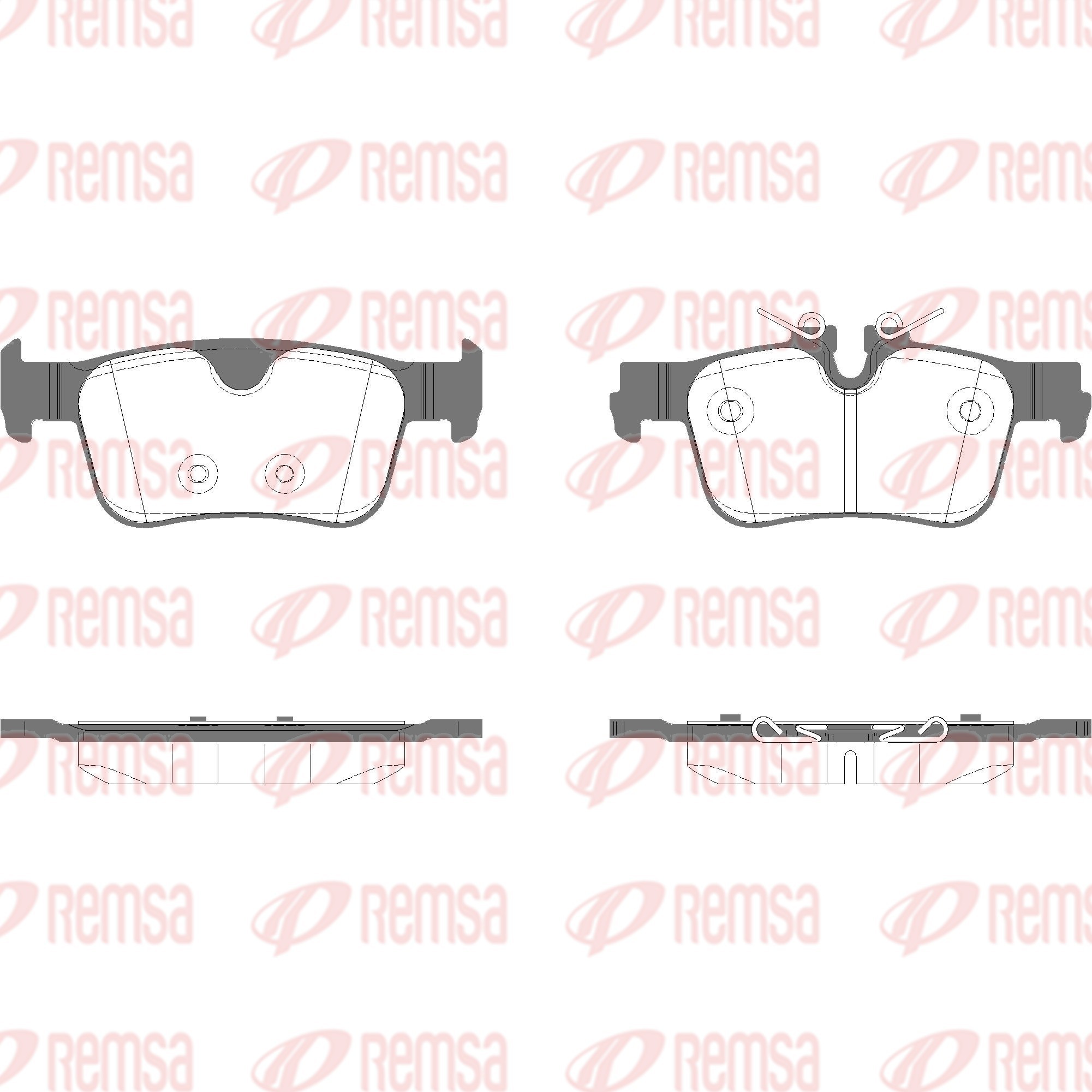 Brake Pad Set, disc brake (1551.11)