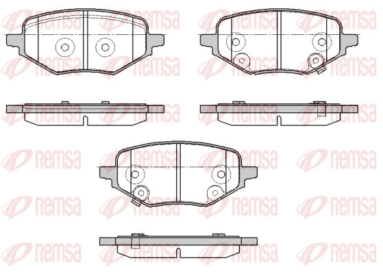 Brake Pad Set, disc brake (1978.02)