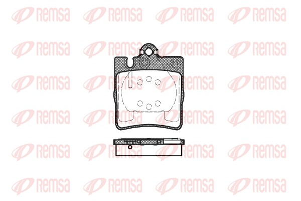 Brake Pad Set, disc brake (0709.00)