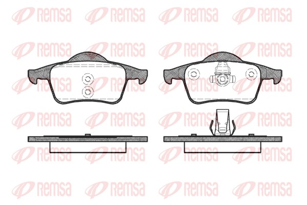 Brake Pad Set, disc brake (0714.00)
