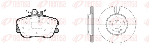 Brake Kit, disc brake (8445.01)