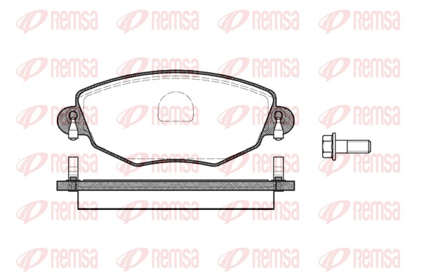 Brake Pad Set, disc brake (0776.00)