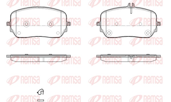 Brake Pad Set, disc brake (1879.00)