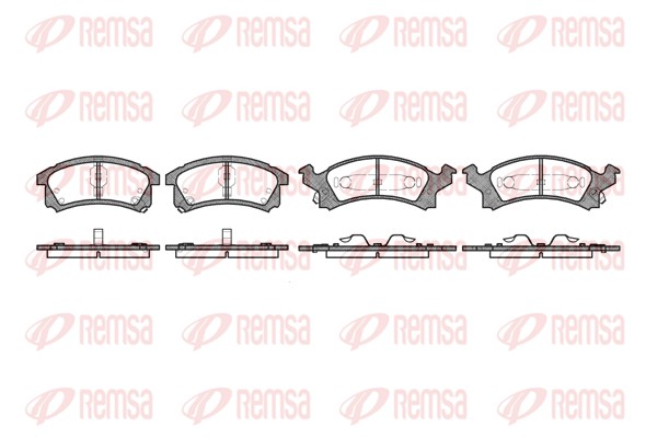 Brake Pad Set, disc brake (0538.04)