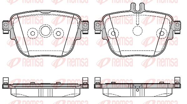 Brake Pad Set, disc brake (1792.00)