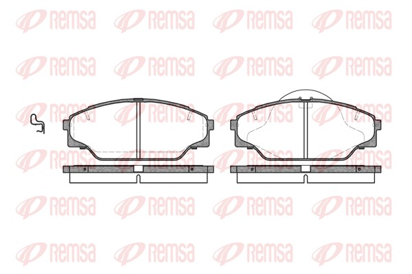 Brake Pad Set, disc brake (0442.04)