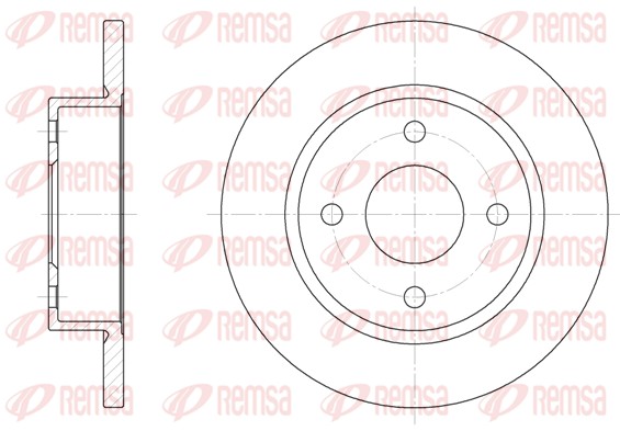 Brake Disc (6047.00)