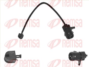 Warning Contact, brake pad wear (001013)