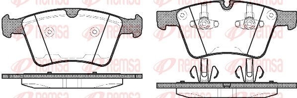 Brake Pad Set, disc brake (1370.00)