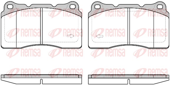 Brake Pad Set, disc brake (0666.40)