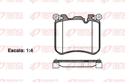 Brake Pad Set, disc brake (1413.00)