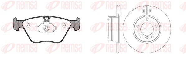 Brake Kit, disc brake (8963.00)