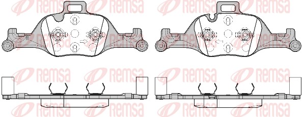 Brake Pad Set, disc brake (1740.00)
