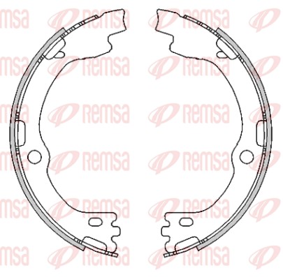 Brake Shoe, parking brake (4491.00)