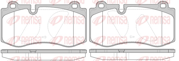 Brake Pad Set, disc brake (1202.10)