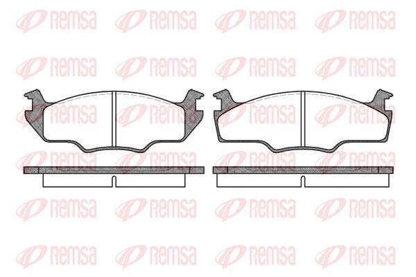 Brake Pad Set, disc brake (0121.00)