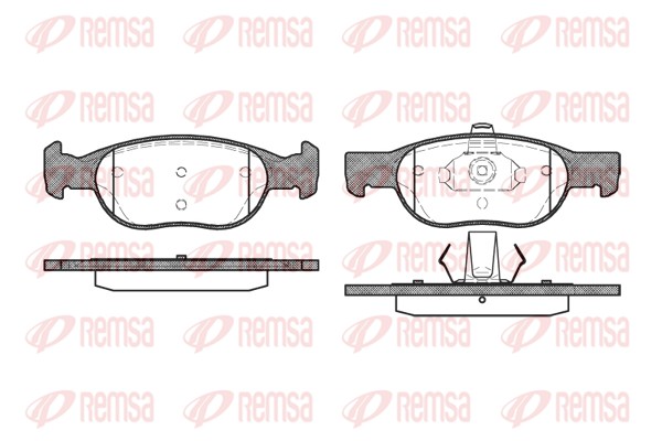 Brake Pad Set, disc brake (0588.20)
