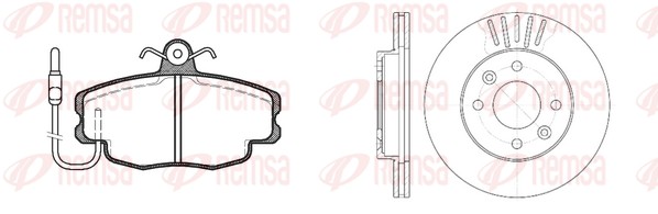 Brake Kit, disc brake (8141.01)