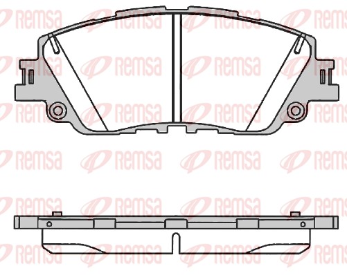 Brake Pad Set, disc brake (1787.00)