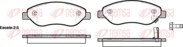 Brake Pad Set, disc brake (1276.01)