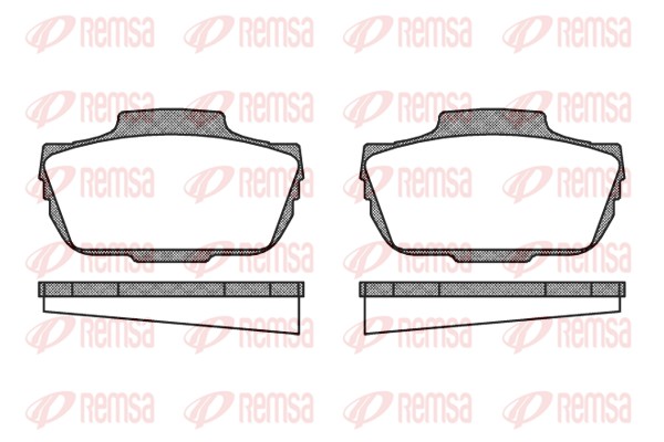 Brake Pad Set, disc brake (0055.00)