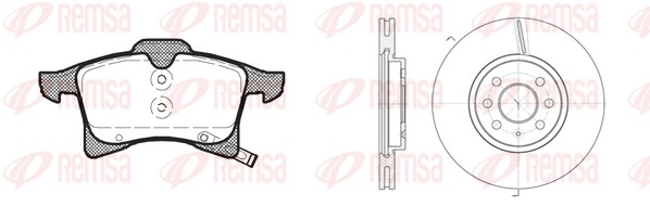 Brake Kit, disc brake (81036.02)