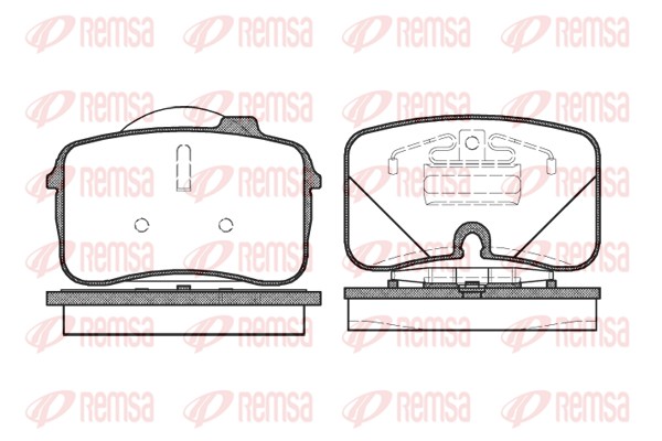 Brake Pad Set, disc brake (0328.00)