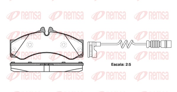 Brake Pad Set, disc brake (0614.12)