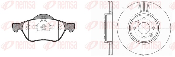 Brake Kit, disc brake (8962.01)