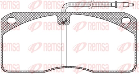 Brake Pad Set, disc brake (JCA 278.40)
