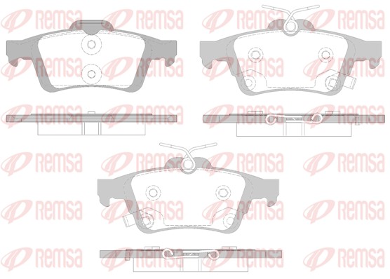 Brake Pad Set, disc brake (0842.12)