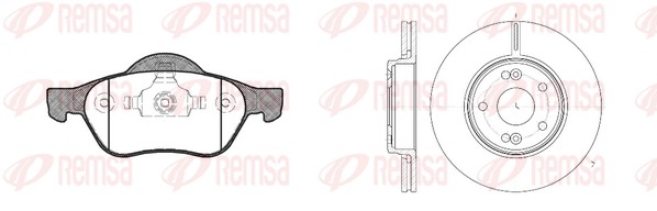 Brake Kit, disc brake (8962.00)