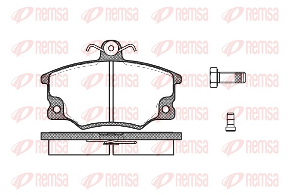 Brake Pad Set, disc brake (0146.62)