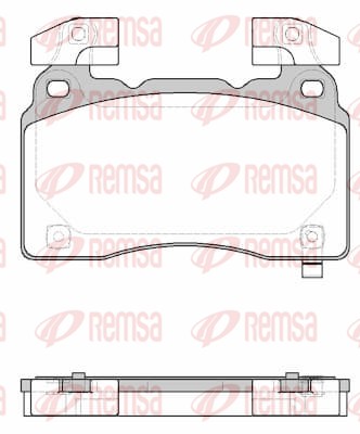Brake Pad Set, disc brake (1438.24)