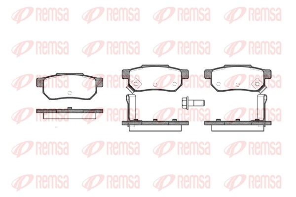 Brake Pad Set, disc brake (0233.12)