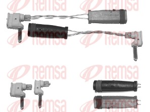 Warning Contact, brake pad wear (001038)