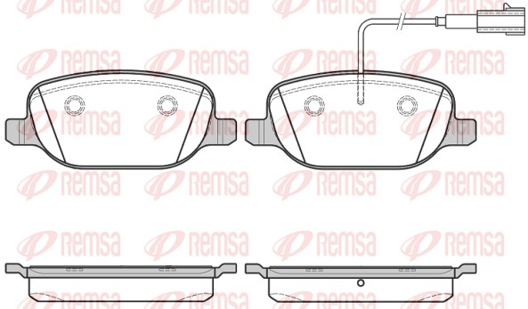 Brake Pad Set, disc brake (0878.12)